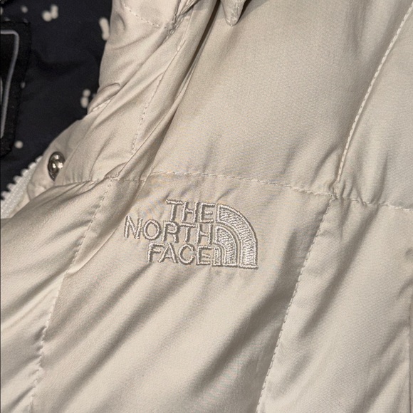 The North Face Women's Ivory (cream) , Long Puffer Jacket - Picture 3 of 4